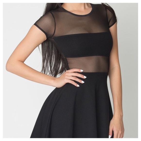 American Apparel Dresses & Skirts - American Apparel Fiona Mesh Dress-LBD